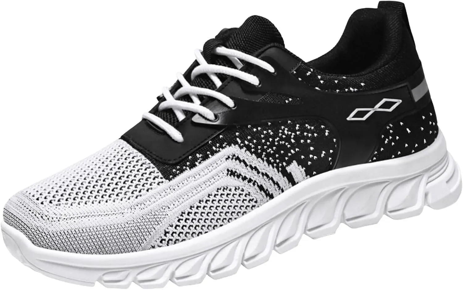 Athletic Fashion Sneakers for Men Comfortable Breathable Stretch Canvas Slip on Sneaker Non Slip Walking Shoes
