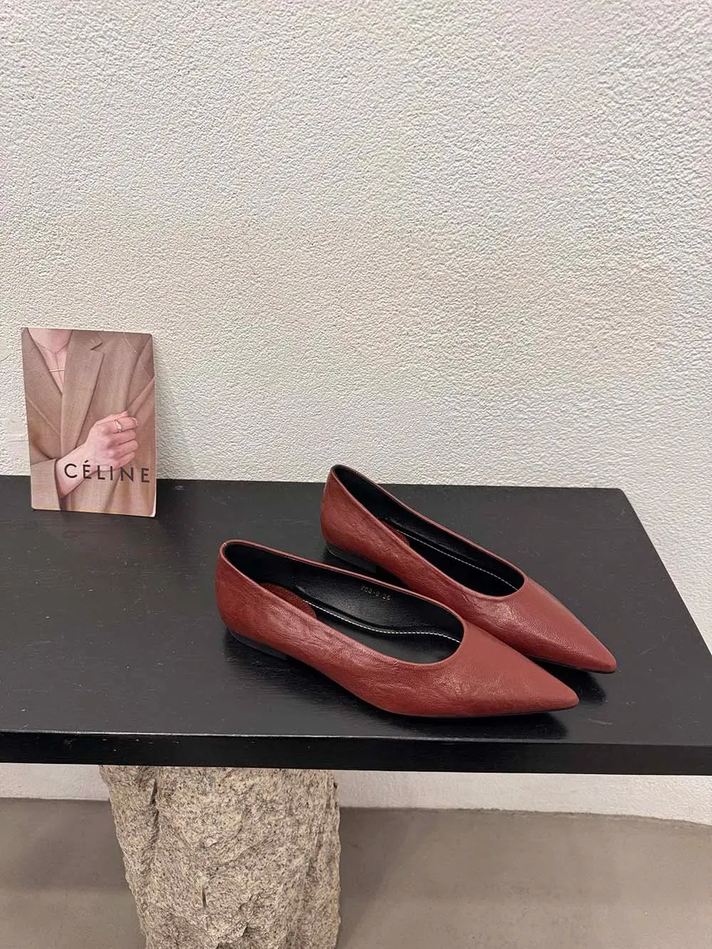 binfenxie  -  Pointed Toe Women Loafers 2024 New Arrivals Autumn Spring Dress Shoes Casual Fashion Laies Low Heeled Solid Color Black Gold 39
