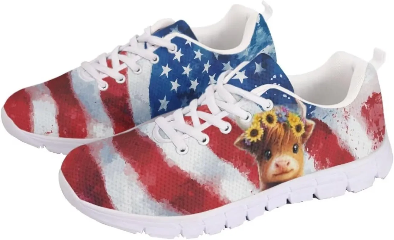 Casual Sneakers for Women Running Shoes Lace Up Womens Tennis Shoes