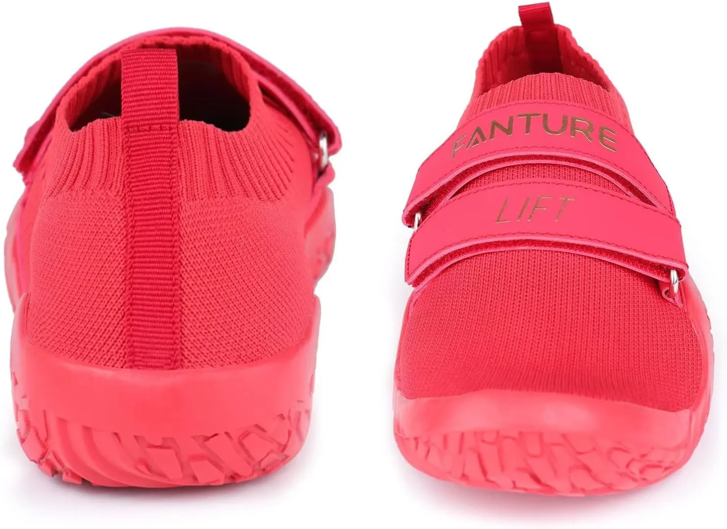 FANTURE Men's Women's Weightlifting Shoes Deadlift Squat Training Footwear Minimalist Barefoot Gym Sneakers