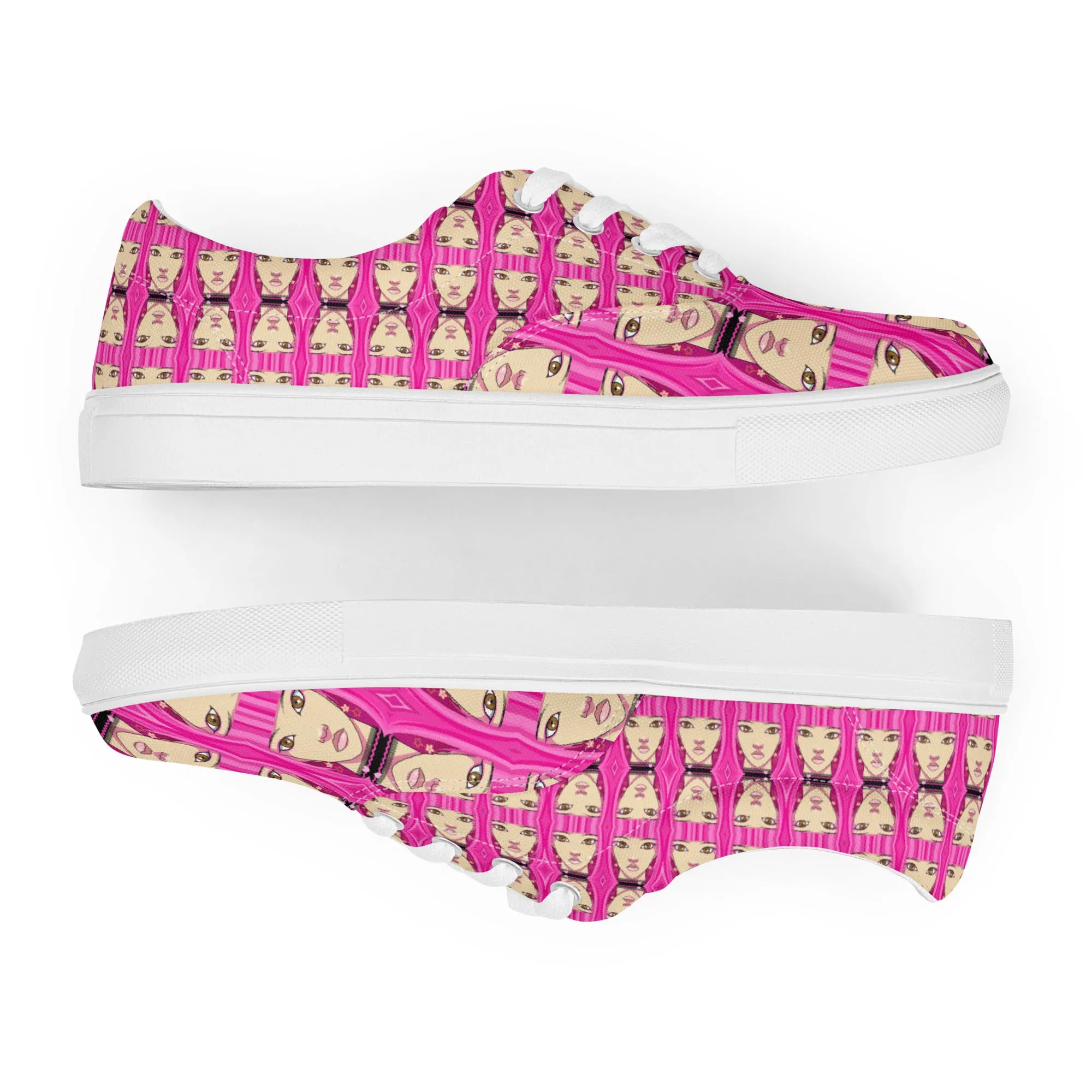 FLAIR Lace-up canvas