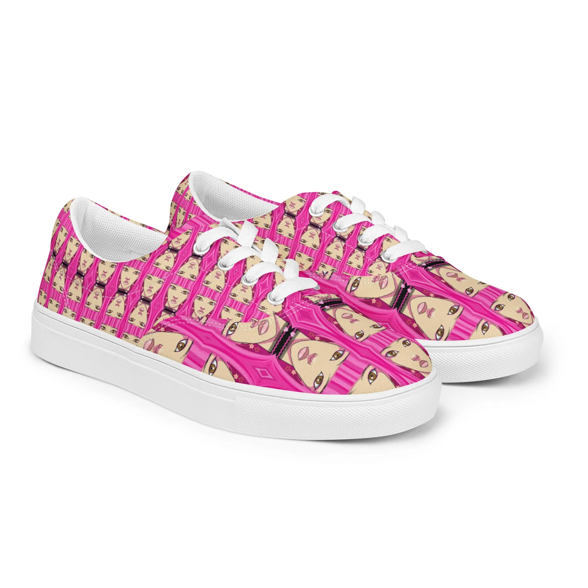 FLAIR Lace-up canvas