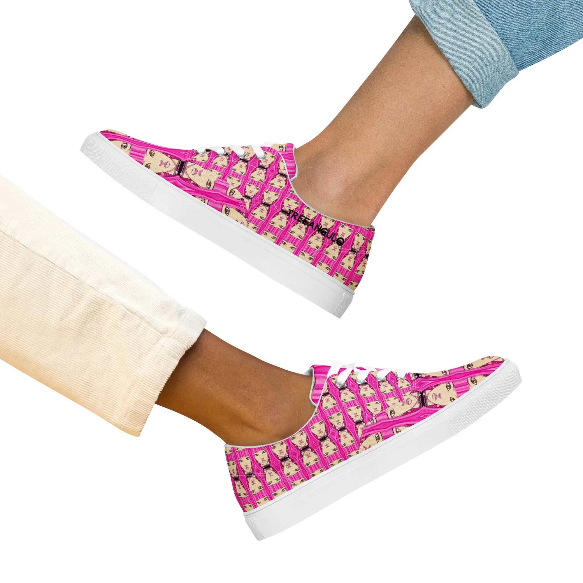 FLAIR Lace-up canvas
