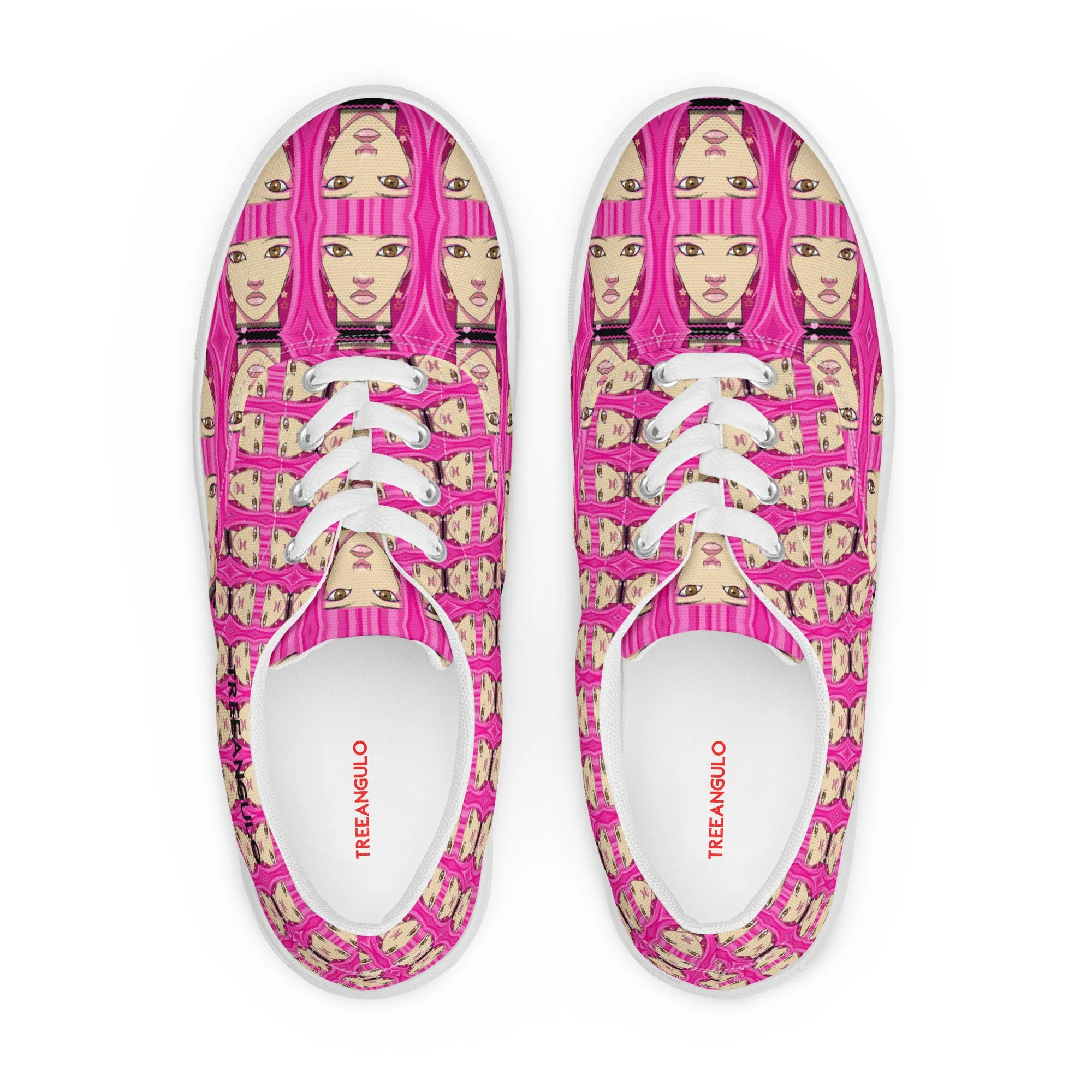 FLAIR Lace-up canvas