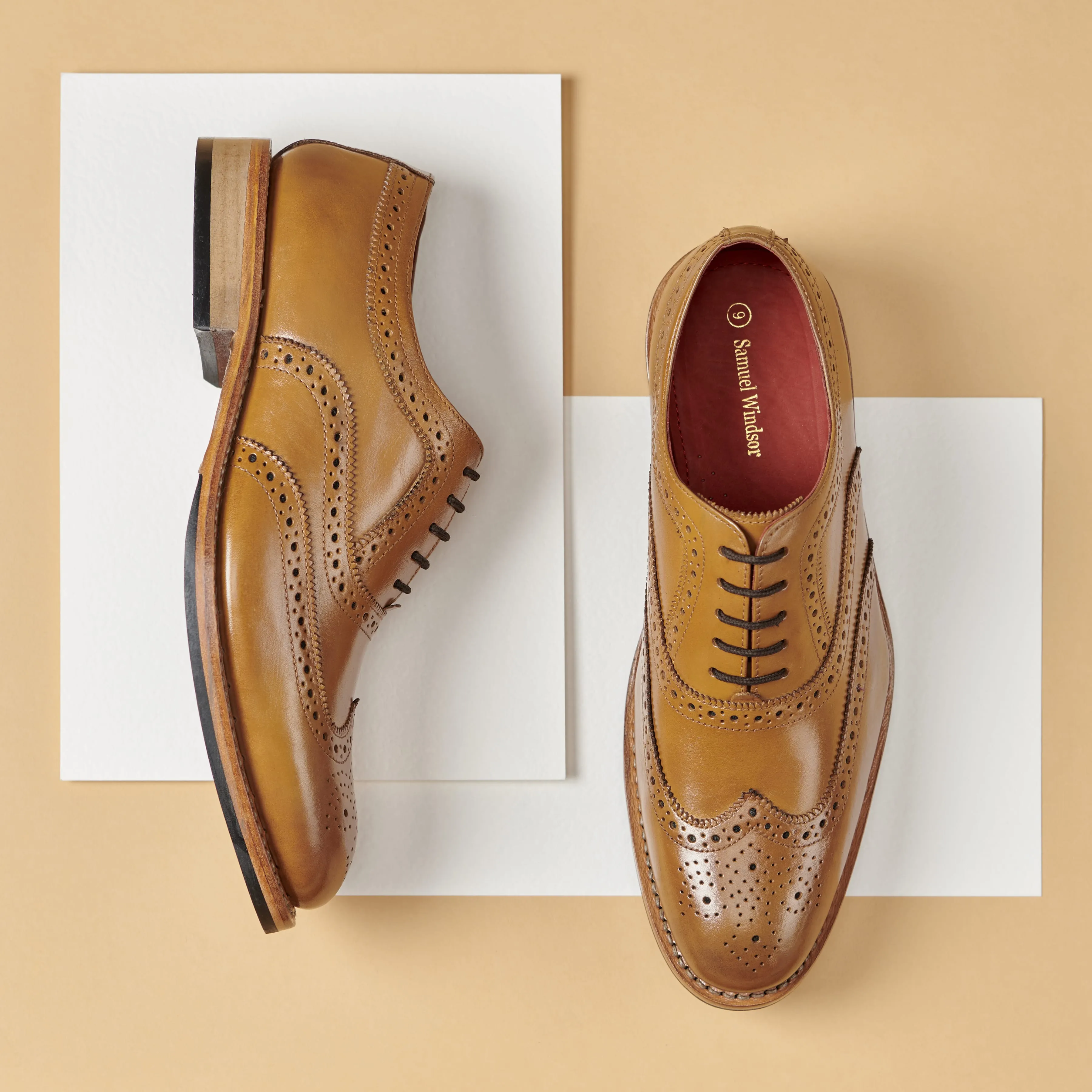 Flintsham Brogue - Tan