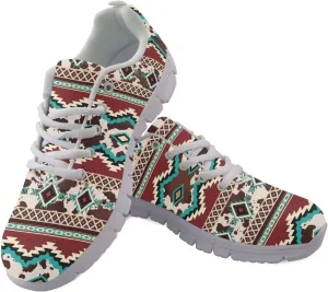 KEIAHUAN Womens Walking Shoes Mesh Running Shoes Lace Up Fashion Sport Gym Jogging Tennis Shoes
