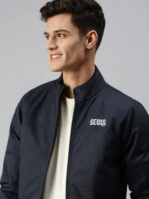 Men Blue Tailored Sporty Jacket
