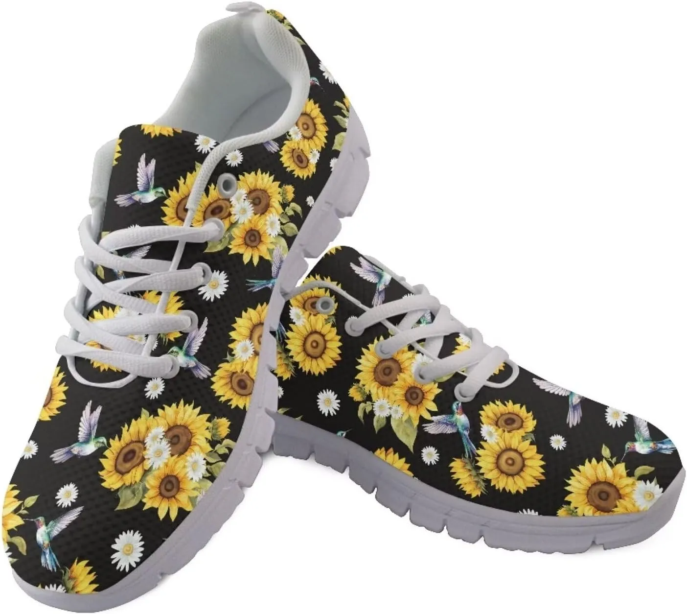 Modysero Shoes for Women Lightweight Breathable Nonslip Sneakers Casual Daily Lace Up Tennis Shoes