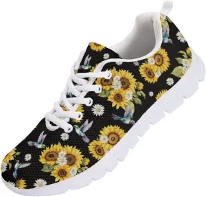 Modysero Shoes for Women Lightweight Breathable Nonslip Sneakers Casual Daily Lace Up Tennis Shoes