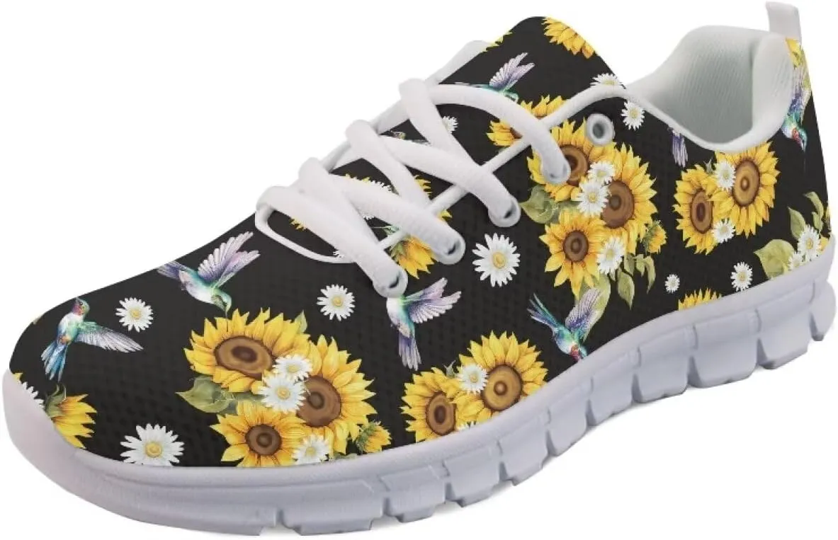 Modysero Shoes for Women Lightweight Breathable Nonslip Sneakers Casual Daily Lace Up Tennis Shoes