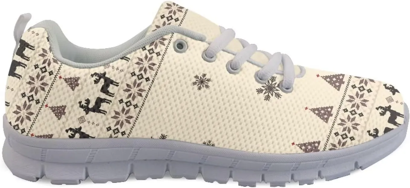Modysero Shoes for Women Lightweight Breathable Nonslip Sneakers Casual Daily Lace Up Tennis Shoes