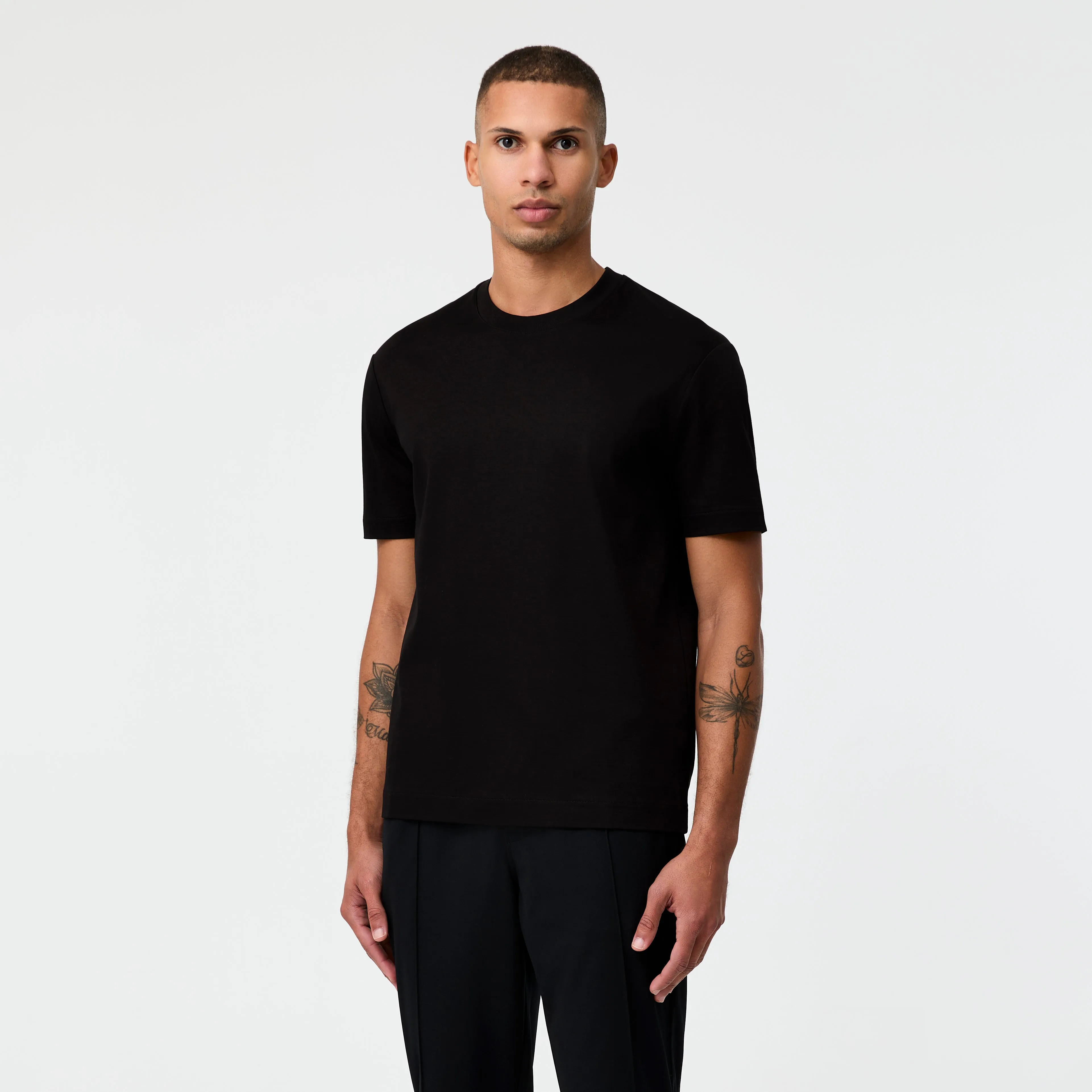 Relaxed Fit Crew Neck T-shirt Black