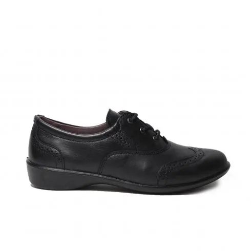 Ricosta Girls Lace-Up Brogue School Shoes 8500202-090 Kate Style