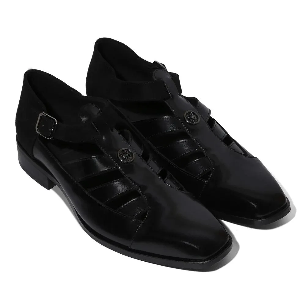 Sehrafi - Black Sandal Shoes