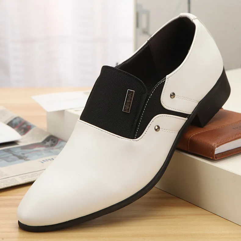 Spencer  Modische Herrenhalbschuhe mit Spitze aus veganem Leder