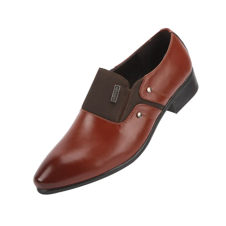 Spencer  Modische Herrenhalbschuhe mit Spitze aus veganem Leder