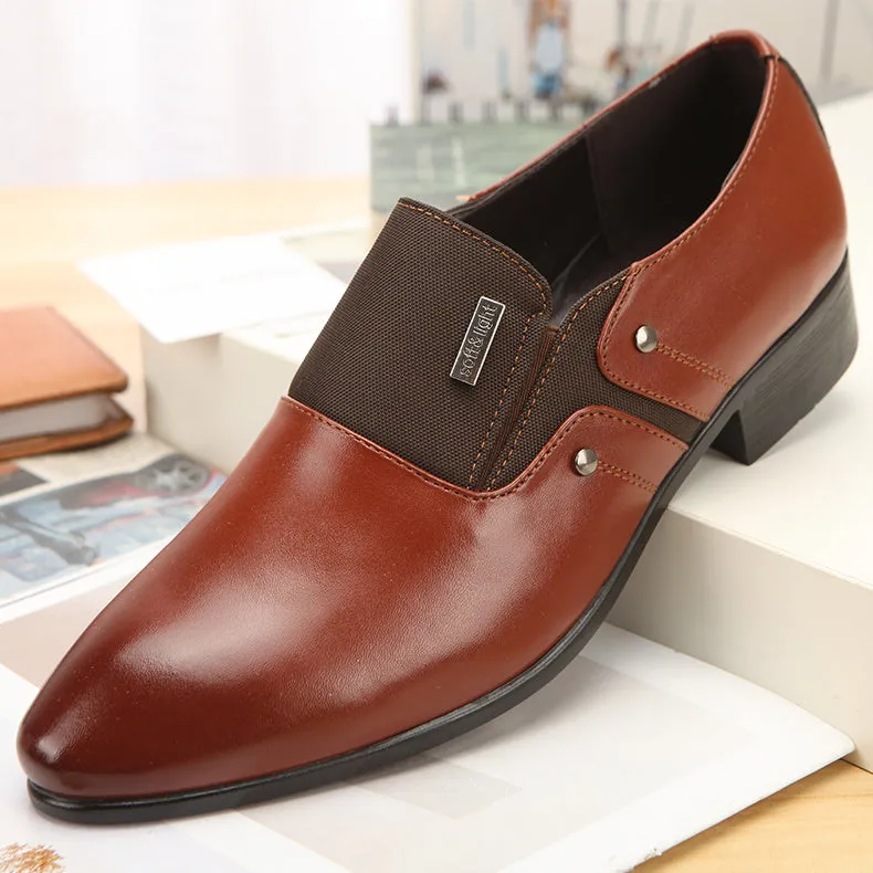 Spencer  Modische Herrenhalbschuhe mit Spitze aus veganem Leder