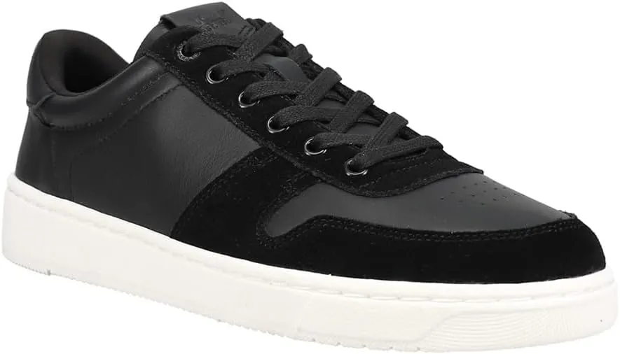 TOMS Mens Trvl Lite Court Lace Up Sneakers Shoes Casual - Black